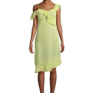 Lime Green Ruffle Dress